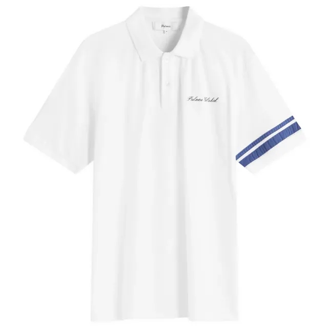 Palmes Men's Global Pique Polo Shirt White