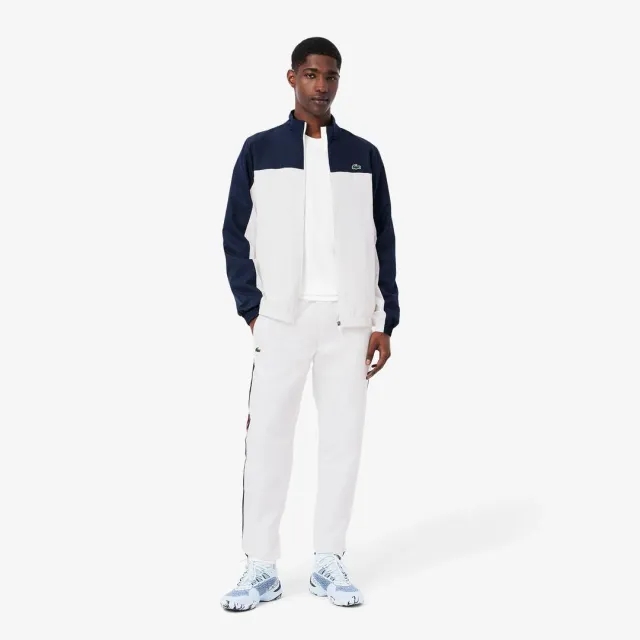 Lacoste Diamond Weave Men Tracksuits - White