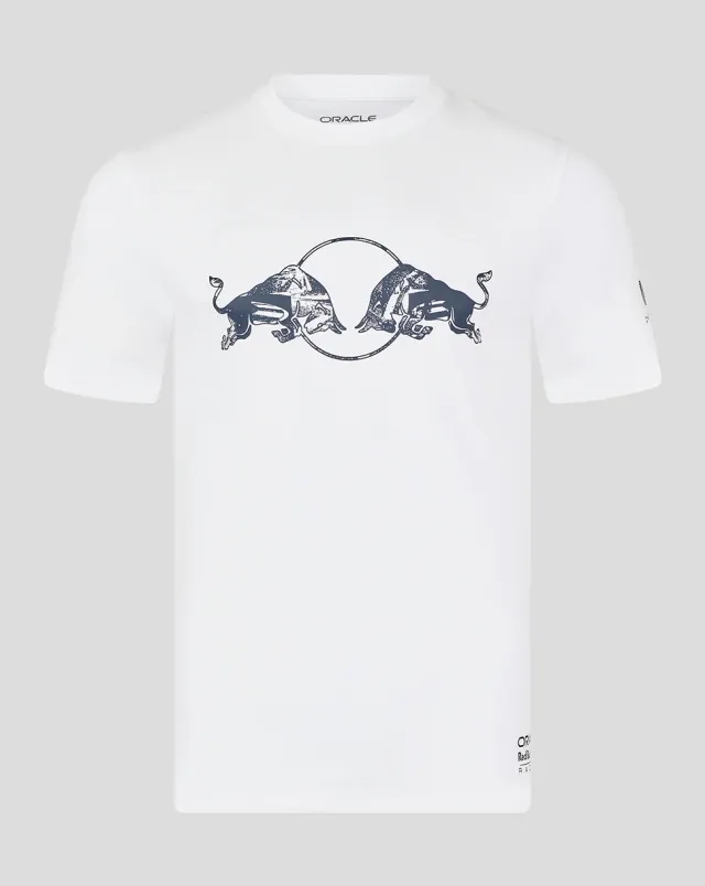 Castore Oracle Red Bull Racing Unisex Graphic Bull T-shirt - Brilliant White
