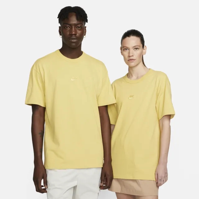 Nike Premium Essentials T-Shirt In Mustard-Yellow