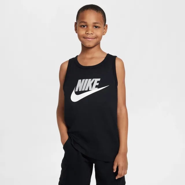 Nike Sportswear Older Kids' Tank Top - Black - Cotton