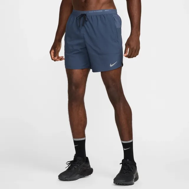 Nike Stride Men's Dri-FIT 18cm (approx.) Brief-Lined Running Shorts - Blue - Polyester