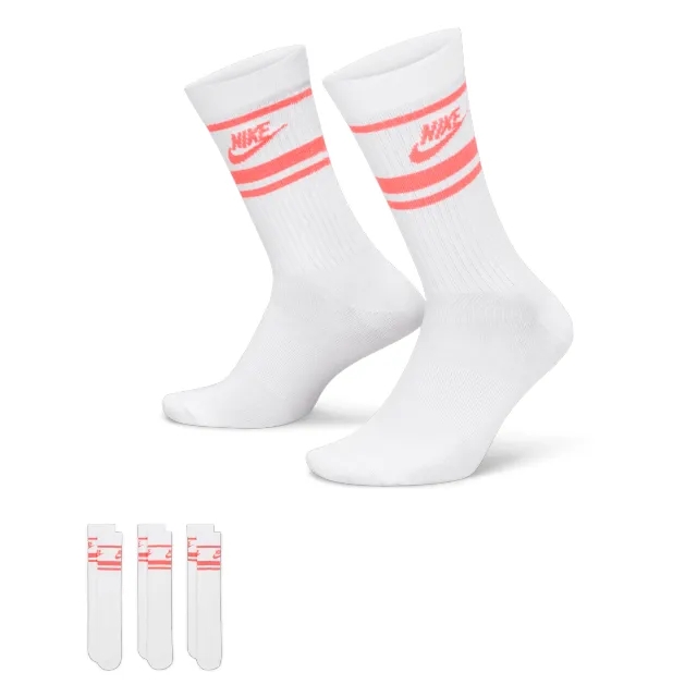Nike Sportswear Dri-FIT Everyday Essential Crew Socks (3 Pairs) - White