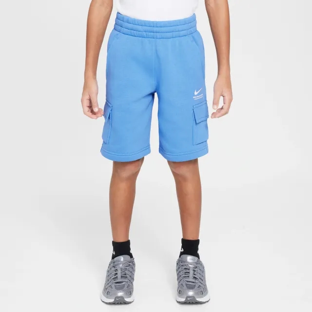 Nike Junior Standard Issue Swoosh Cargo Short - Blue - Size XL/B - Blue