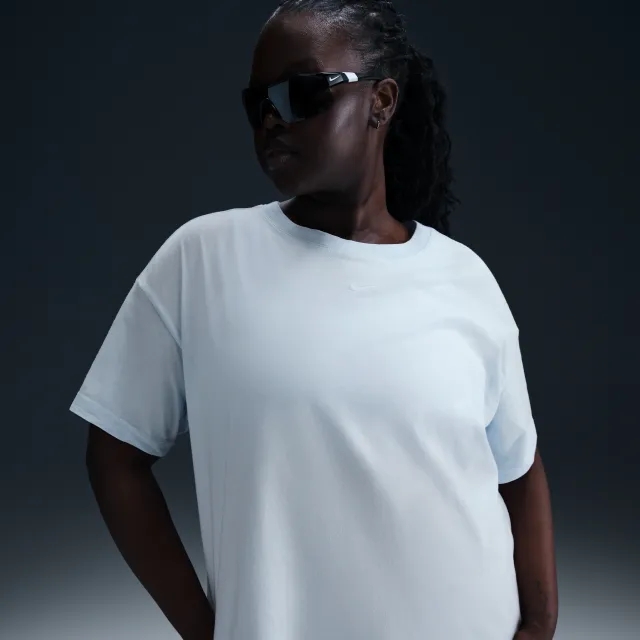 Nike Sportswear Essential Women's T-Shirt - Blue - Cotton