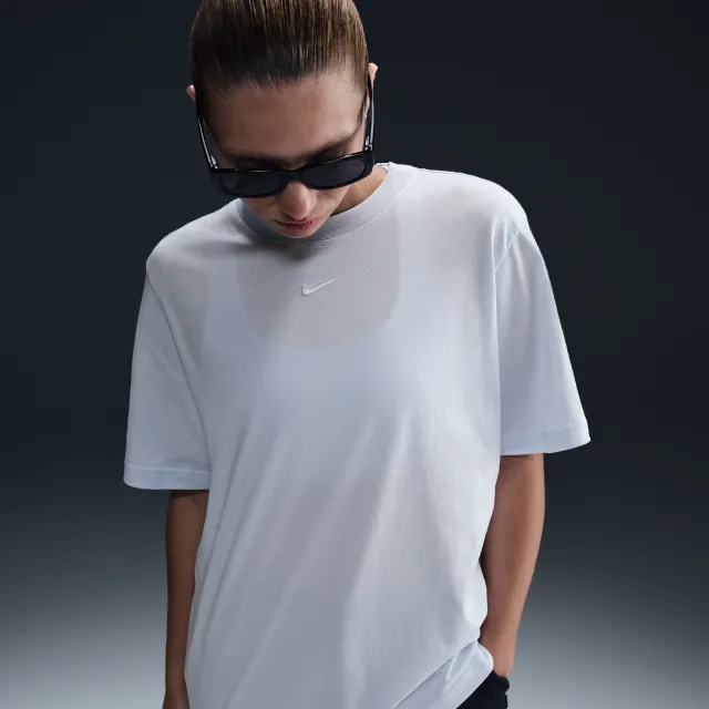 Nike Sportswear Essential Women's T-Shirt - Blue - Cotton