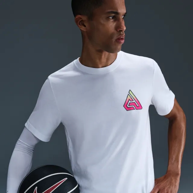 Nike Giannis Men's Basketball T-Shirt - White - Cotton