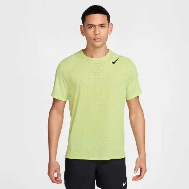 Nike AeroSwift Men's Dri-FIT ADV Short-Sleeve Running Top - Yellow - Polyester