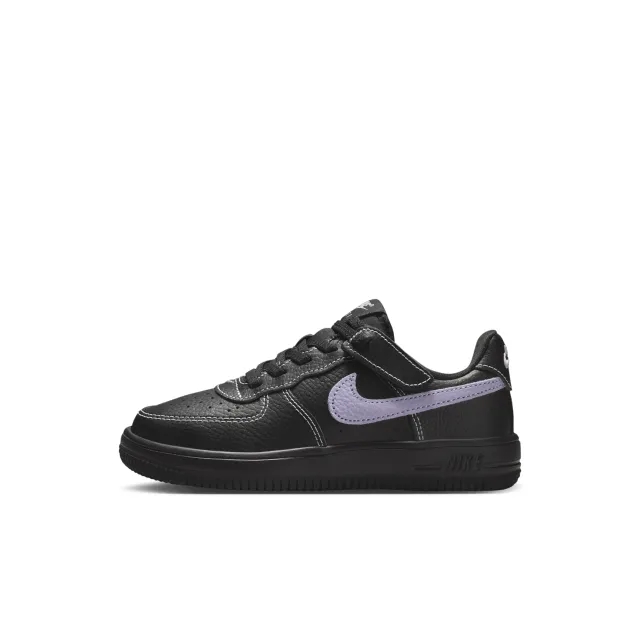 Nike Force 1 Low LV8 EasyOn Younger Kids' Shoes - Black