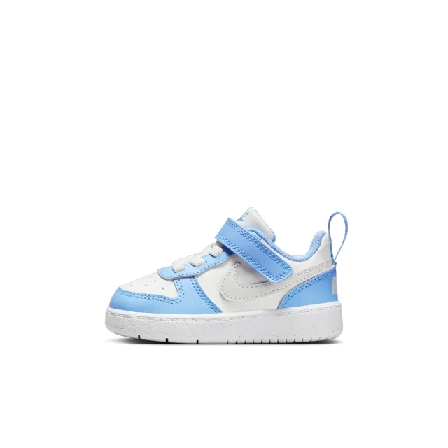 Nike Court Borough Low Boys Toddler in White & Pl Blue