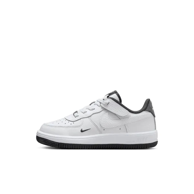 Nike Force 1 Low LV8 EasyOn Younger Kids' Shoes - White