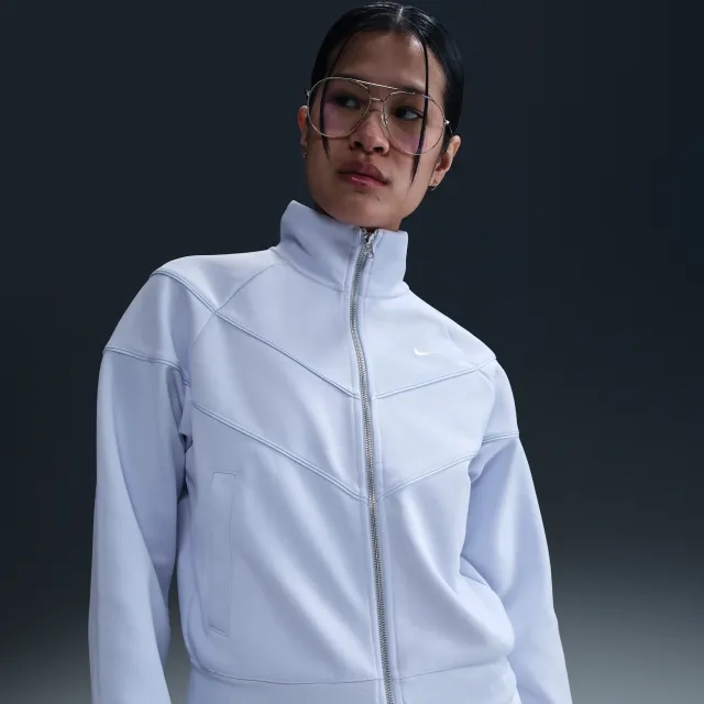 Nike Sportswear Windrunner Women's Knit Jacket - Blue - Polyester/Elastane