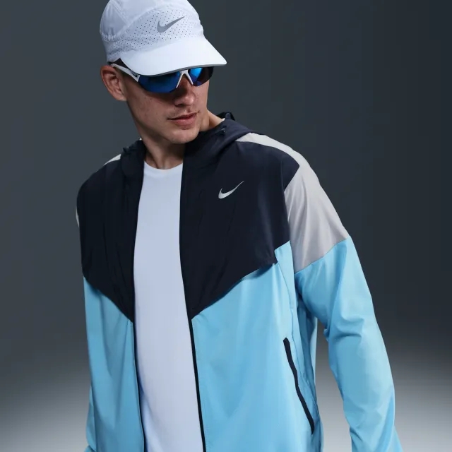 Nike Impossibly Light Windrunner Men's Running Jacket - Blue - Polyester/Elastane
