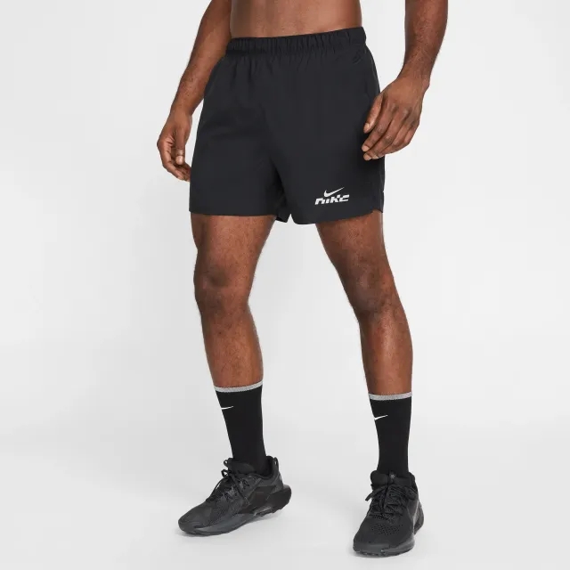 Nike Challenger Flash Men's Dri-FIT 12.5cm (approx.) Brief-Lined Running Shorts - Black - Polyester