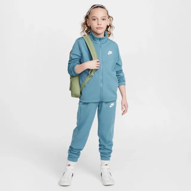 Nike Sportswear Older Kids' Tracksuit - Blue - Polyester