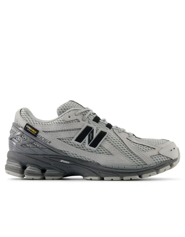 New Balance Men's 1906R in Grey/Black Suede/Mesh