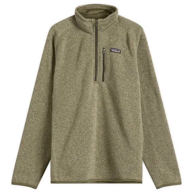 Patagonia Men's Better Sweater 1/4 Zip Pullover Fleece River Rock Green