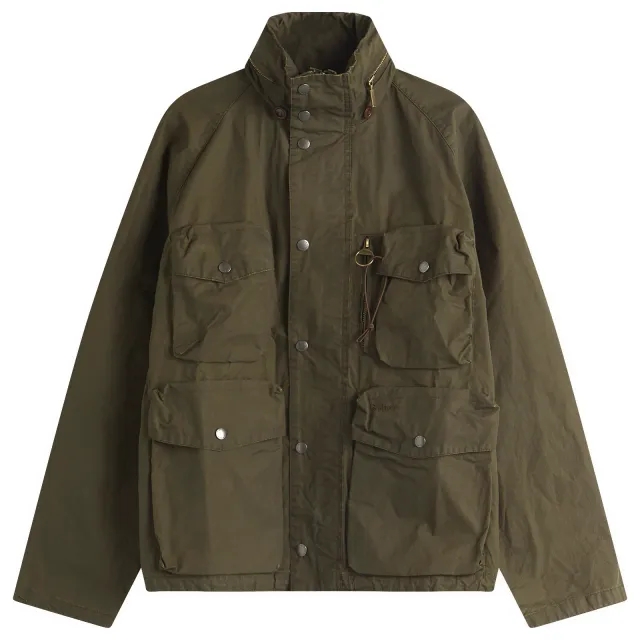 Barbour Men's Heritage+ Westmorland Showerproof Jacket Pigment Green