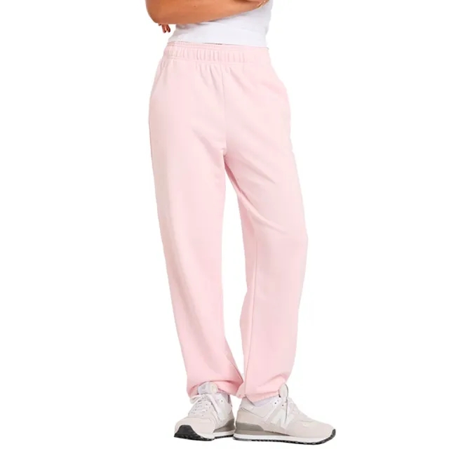 New Balance Women's Sport Essentials French Terry Jogger in Pink Cotton
