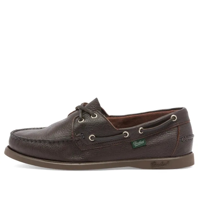 Paraboot Women's Barth Leather Boat Shoe Brown