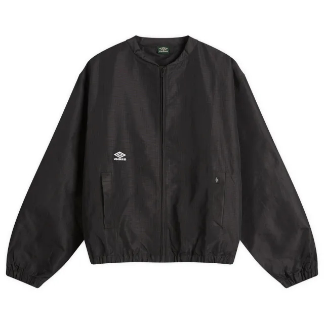 Umbro by Slam Jam Men's Micro Check Bomber Jacket Navy