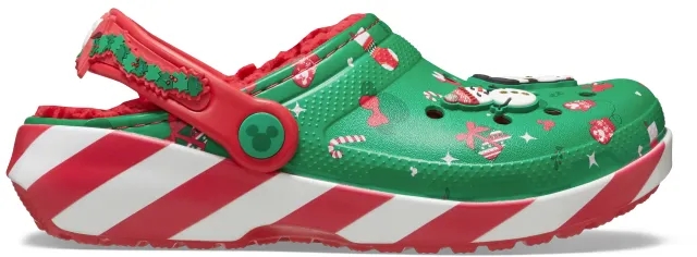 Crocs | Kids | Mickey Mouse Holiday Lined | Clogs | Multi | J3