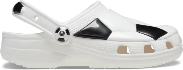Crocs | Kids | Classic Soccer | Clogs | White / Black | J3