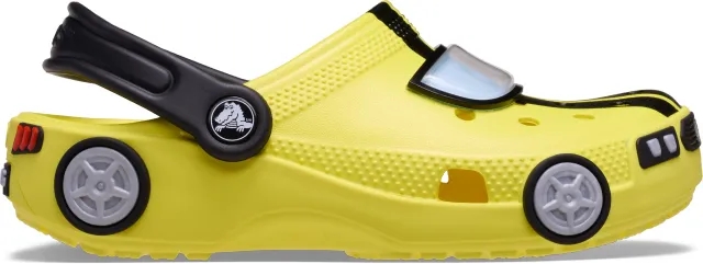 Crocs | Kids | Toddler Classic IAM Race Car | Clogs | Cyber Yellow | C10