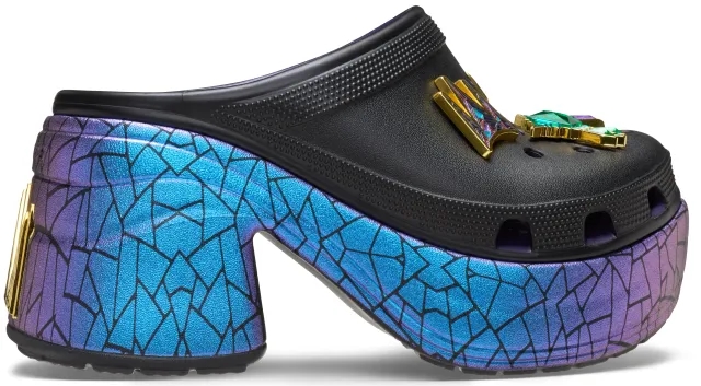 Crocs | Unisex | Disney Evil Queen Siren | Clogs | Black | M12