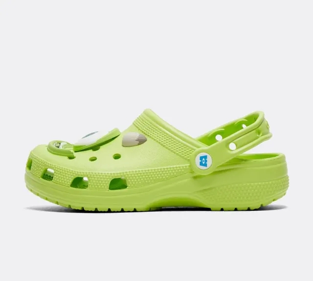Crocs Junior Monsters Inc Mike Classic Clog - Green - Size 4 - Green