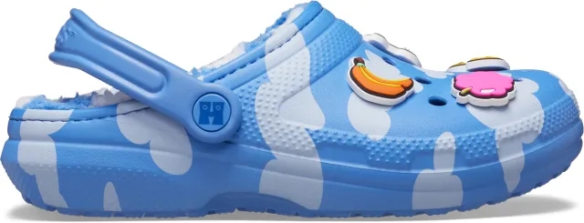 Crocs | Unisex | Happy Socks X Crocs Classic Lined | Clogs | Powder Blue | M10