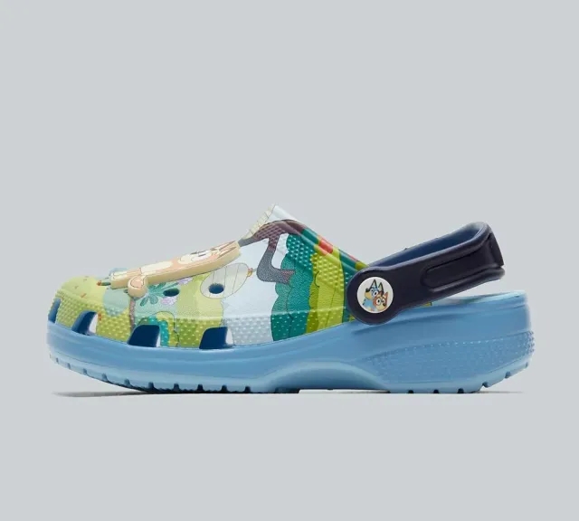 Crocs | Kids | Bluey Classic | Clogs | Multi | J3