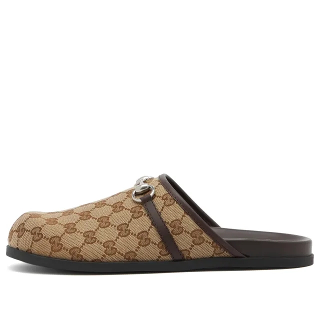 Gucci Men's Rhain GG Monogram Clog Beige