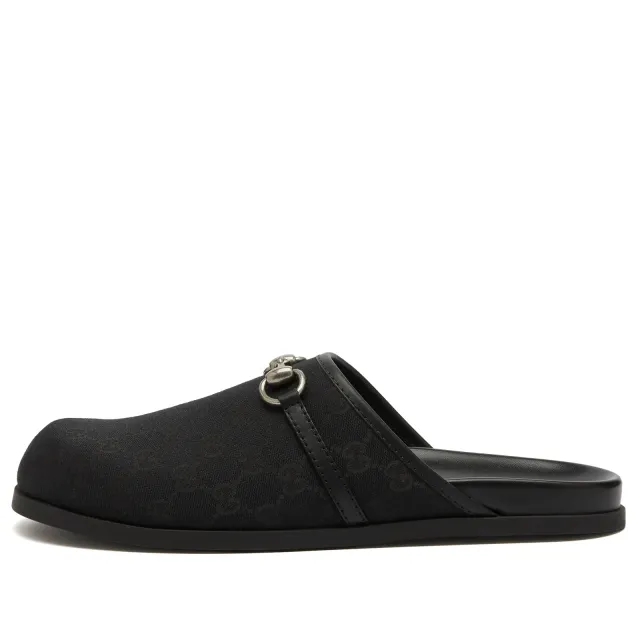 Gucci Men's Rhain GG Monogram Clog Black
