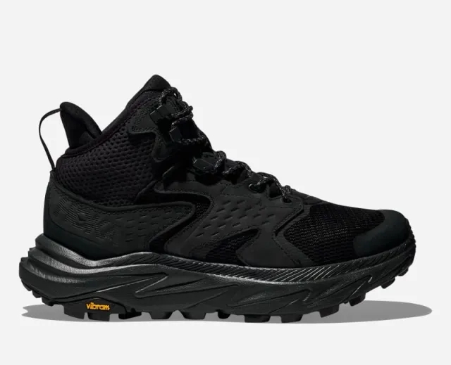 Hoka One One HOKA Men's Anacapa 2 Mid GORE-TEX Hiking Shoes in Black