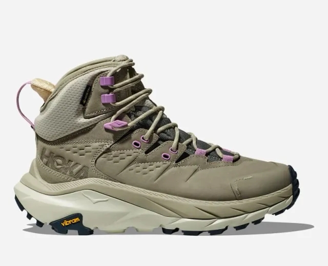 Hoka One One HOKA Women's Kaha 2 GORE-TEX Hiking Shoes in Barley/Celadon Tint