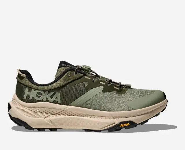 Hoka One One HOKA Men's Transport Hiking Shoes in Sea Moss/Eucalyptus