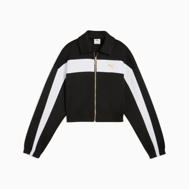 PUMA Relaxed Cropped Track Jacket Women, Black