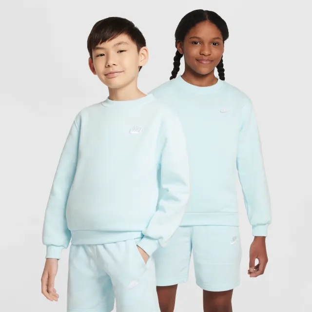 Nike Sportswear Club Fleece Older Kids' Sweatshirt - Blue - Fleece > Club Fleece