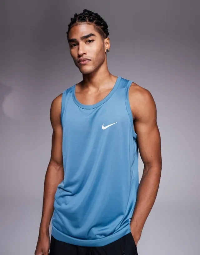Nike Training Legend Dri-Fit Vest In Blue