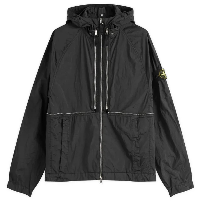 Stone Island Men's Nylon Metal Watro-TC ECONYL 2-in-1 Jacket Black