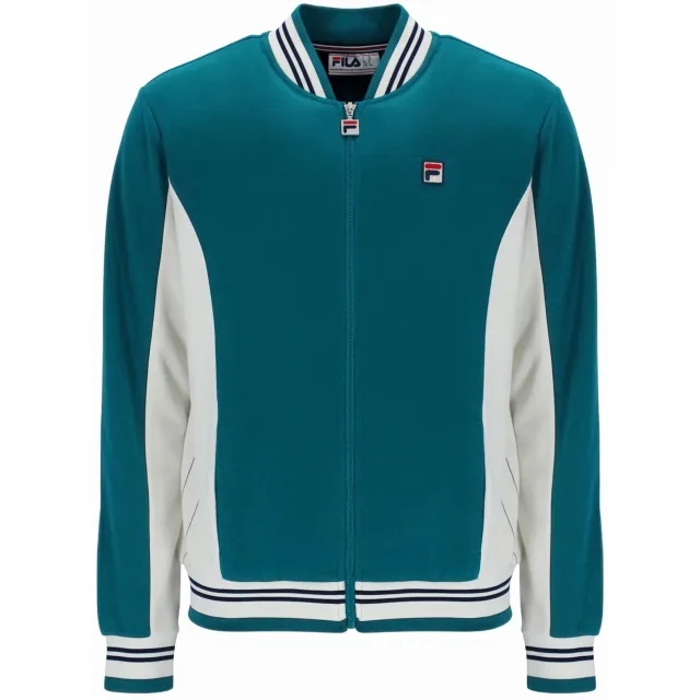 Fila Settanta Baseball Track Jacket - Deep Lagoon