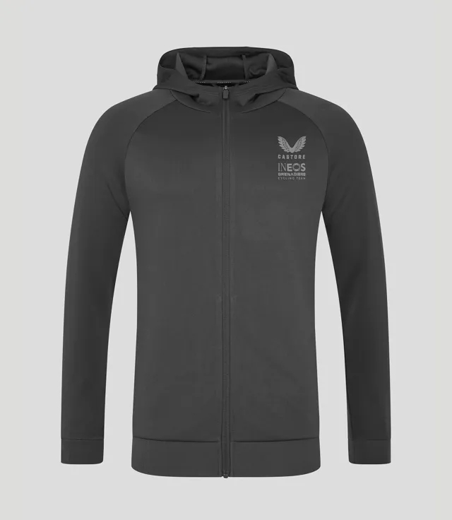 Castore Ineos Grenadiers 2025 Unisex Dual Brand Full Zip Hoodie - Grey