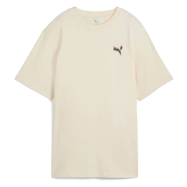 PUMA Equal Love Confederation Relaxed Graphic T-Shirt, Alpine Snow