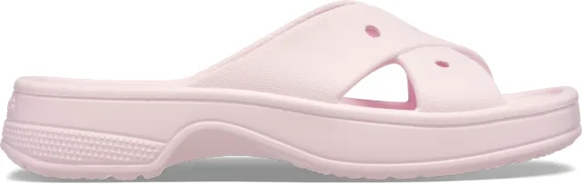 Crocs | Women | Classic Cross Strap | Slides | Pink Milk | 9