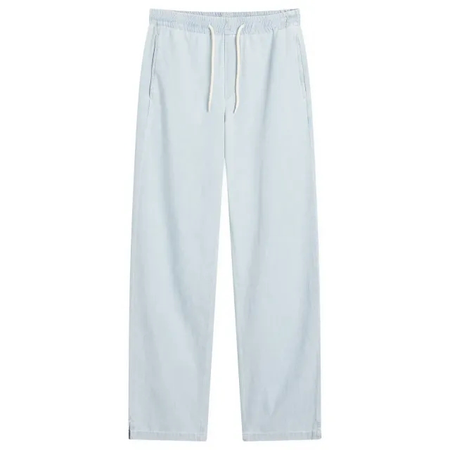 Asics A.P.C. Men's Vincent Denim Drawstring Trousers Pale Blue