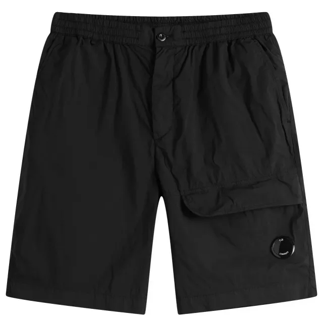 C.P. Company Men's Lens Pocket Cargo Shorts Black