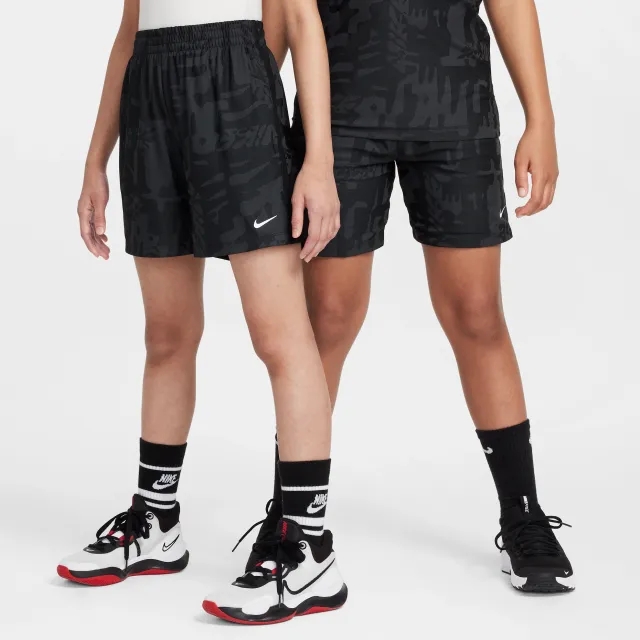 Nike Multi Older Kids' (Boys') Dri-FIT Shorts - Black - Polyester/Elastane