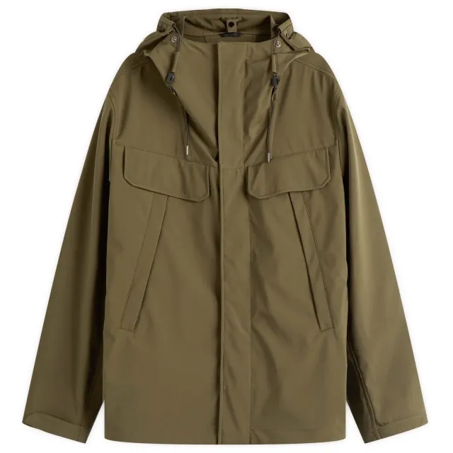 C.P. Company Men's C.P. Shell-R Goggle Double Pocket Jacket Ivy Green