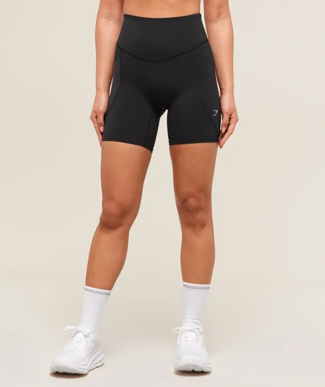 Marathon Running Pocket 6 Shorts - Black